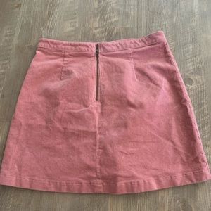 Light pink, corduroy skirt